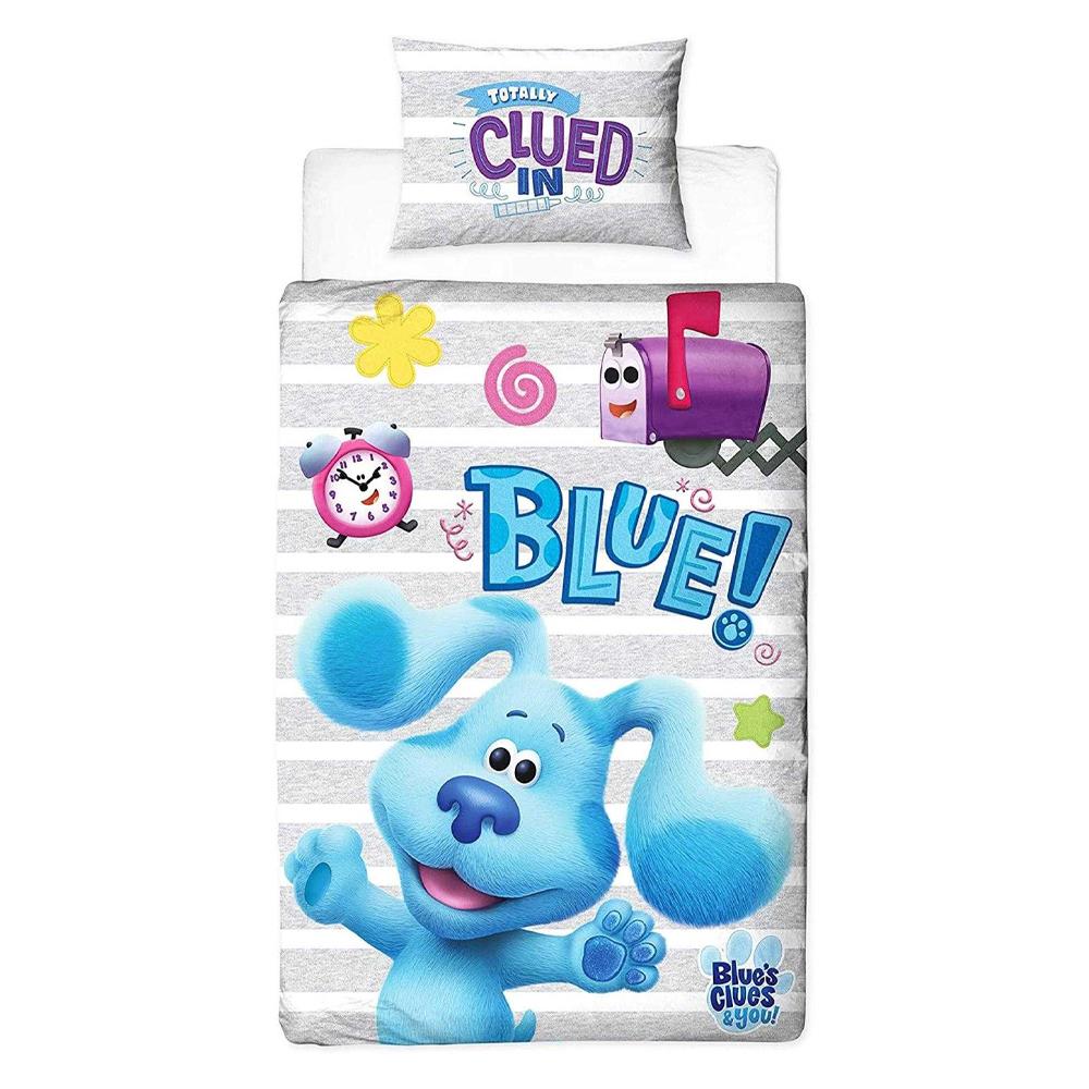 Blue's Clues Reversible Blue Duvet Set