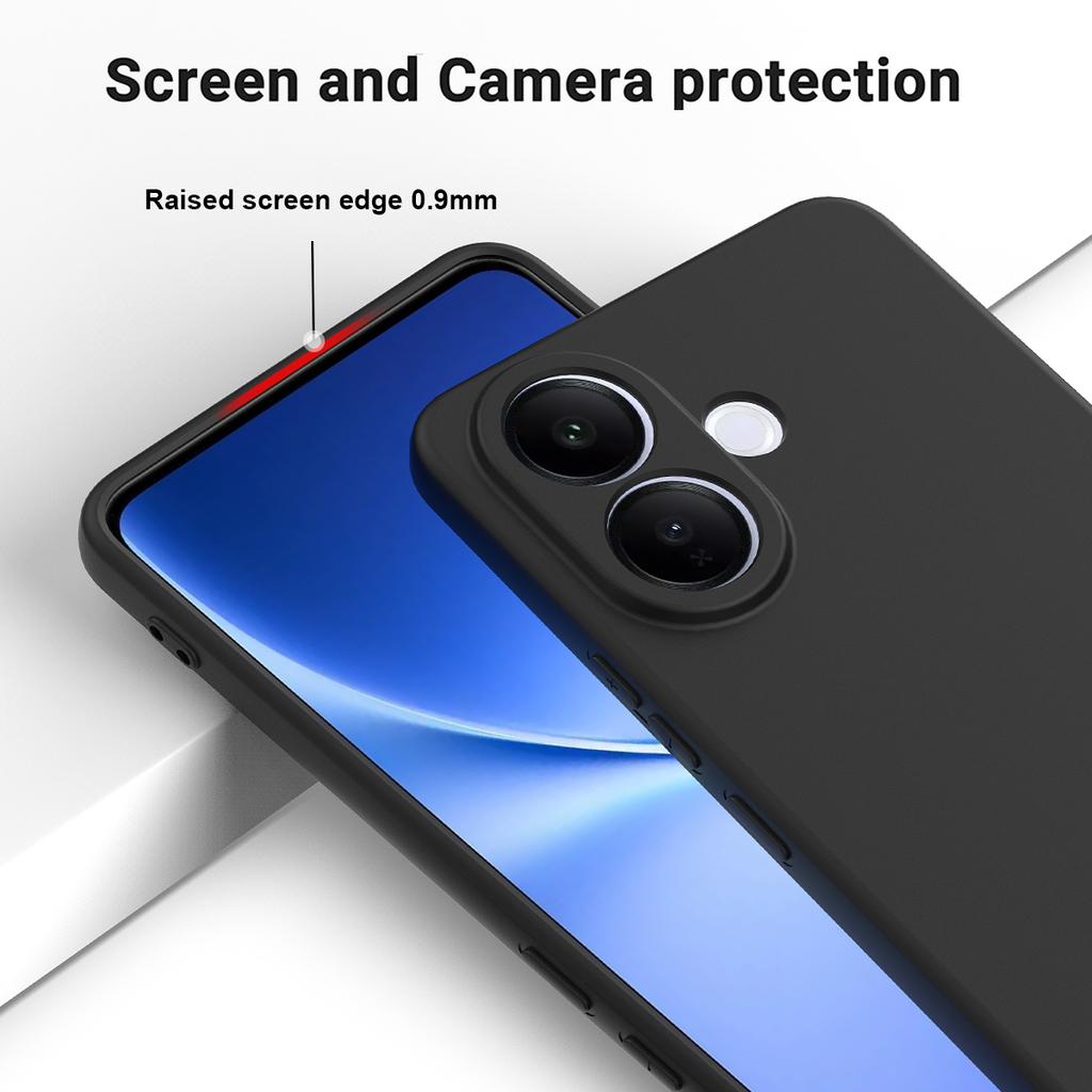 For vivo V60 Lite 5G/vivo V60 Lite 4G Liquid Silicone Case Phone Back Cover with Hand Strap
