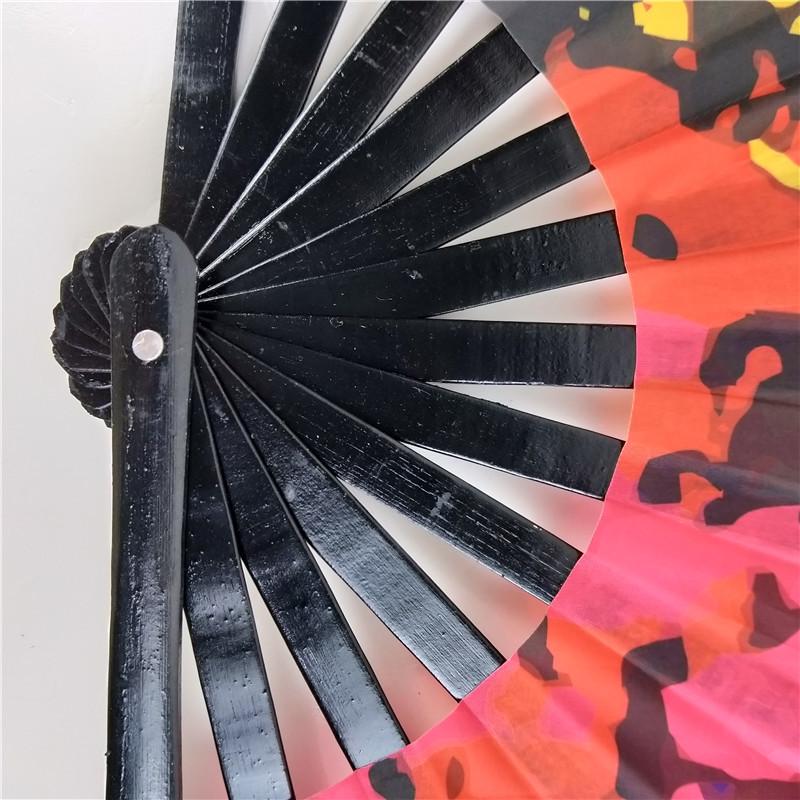 Großer Bambus Kung Fu Tanzfächer - 33CM Klingende Aufführungsprop