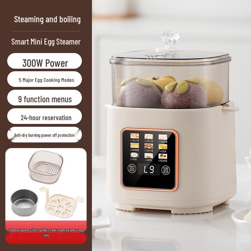 Multi-Functional Mini Egg Cooker for Breakfast, Steamed Egg Cooker 110V, USA, Japan, Taiwan, Canada