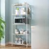 Multi-layer Metal Storage Rack for Kitchen, Microwave, Floor, Bathroom, Oven Seasoning.