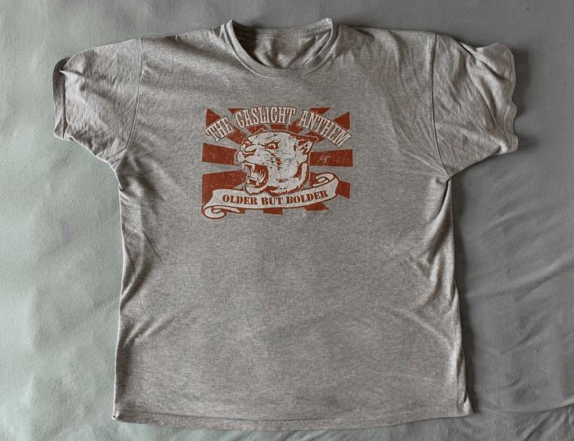 The Gaslight Anthem Older but Bolder Gray Tee Unisex Cotton Shirt RS158 S