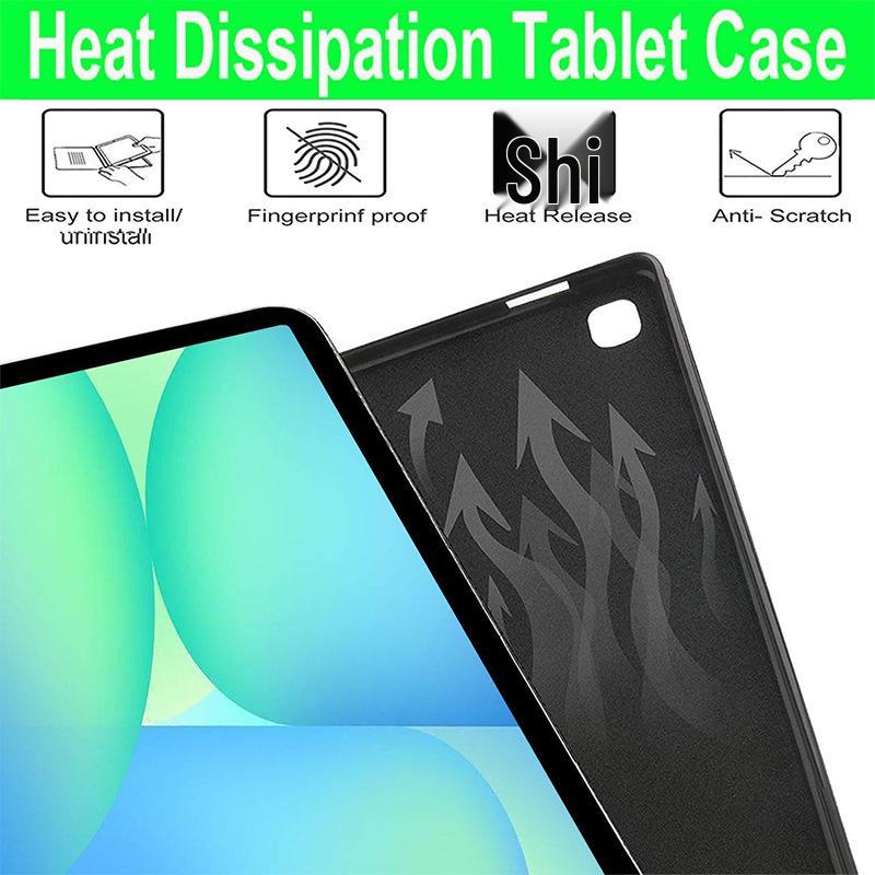 Compatible Samsung S10 FE+ Backlit Bluetooth Keyboard Protective Case, 13.1 Inch Galaxy Leather Case with Mouse