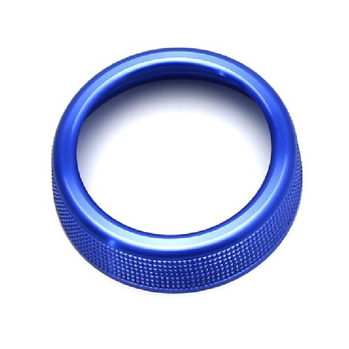 Blue Knob Cover Ring For BMW 1 2 3 4 5 6 7 X 7-Button Multimedia Controller
