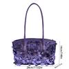 Fashion Shiny Sequin Tote Bag Fashion Sequined Glitter Shoulder Bag Large Underarm Bag Blingbling Handbag Shopping