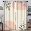 Concise Style Plants Blackout Curtain for Room 2 Panel Modern Living Room Curtains Tulle for Bedroom Shades Partition Kitchen