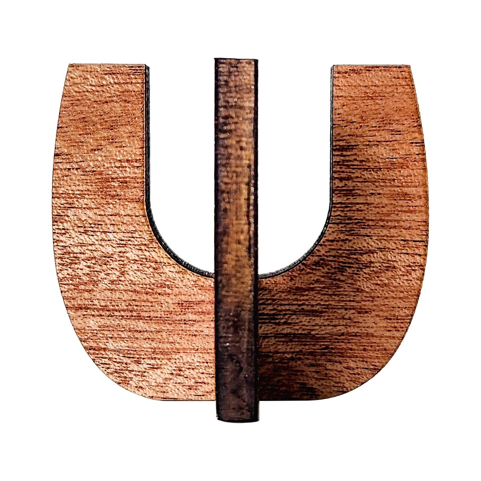 

Минималистичная U-образная деревянная подставка для растений и маленького рабочего стола One Size