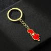 Albania Eagle Map Flag Keychain Ethnic Style Keyrings Jewelry Accessory for Bag