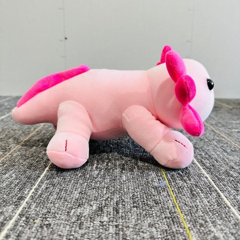 Cute Simulation Axolotl Plush Doll Pink Salamander Throw Pillow Plushie Toy Stuffed Animal Doll Valentine's Day Gift Home Decor