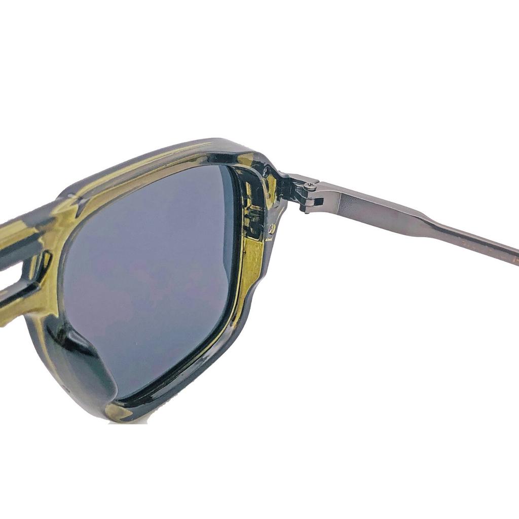 RSINC Unisex Designer Sunglasses UVProtection Vintage Square Oilve Green KH-2303 B0DKJH89QH