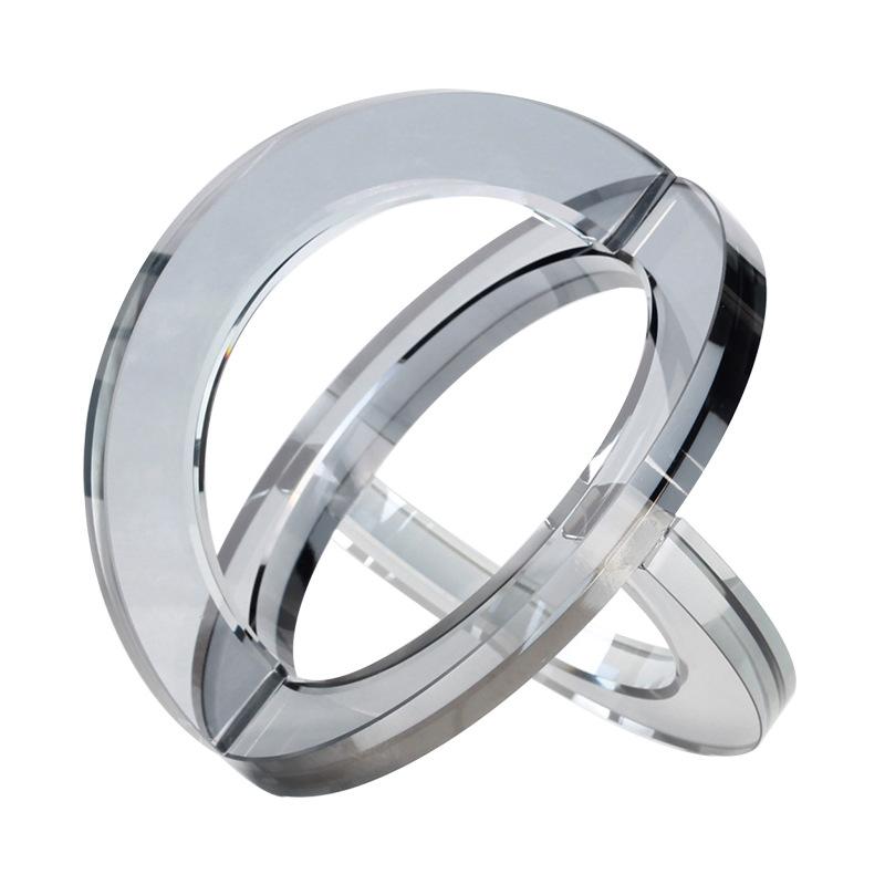 

Современные креативные хрустальные кольца, украшения, мягкие украшения, модель комнаты, отдел продаж, гостиная, искусство, круглая пряжка, светильник, роскошные украшения Ring ornament