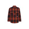 Comfortable Plaid Loose Long Sve Shirt Men Shirts Red-Brown LMT006251201