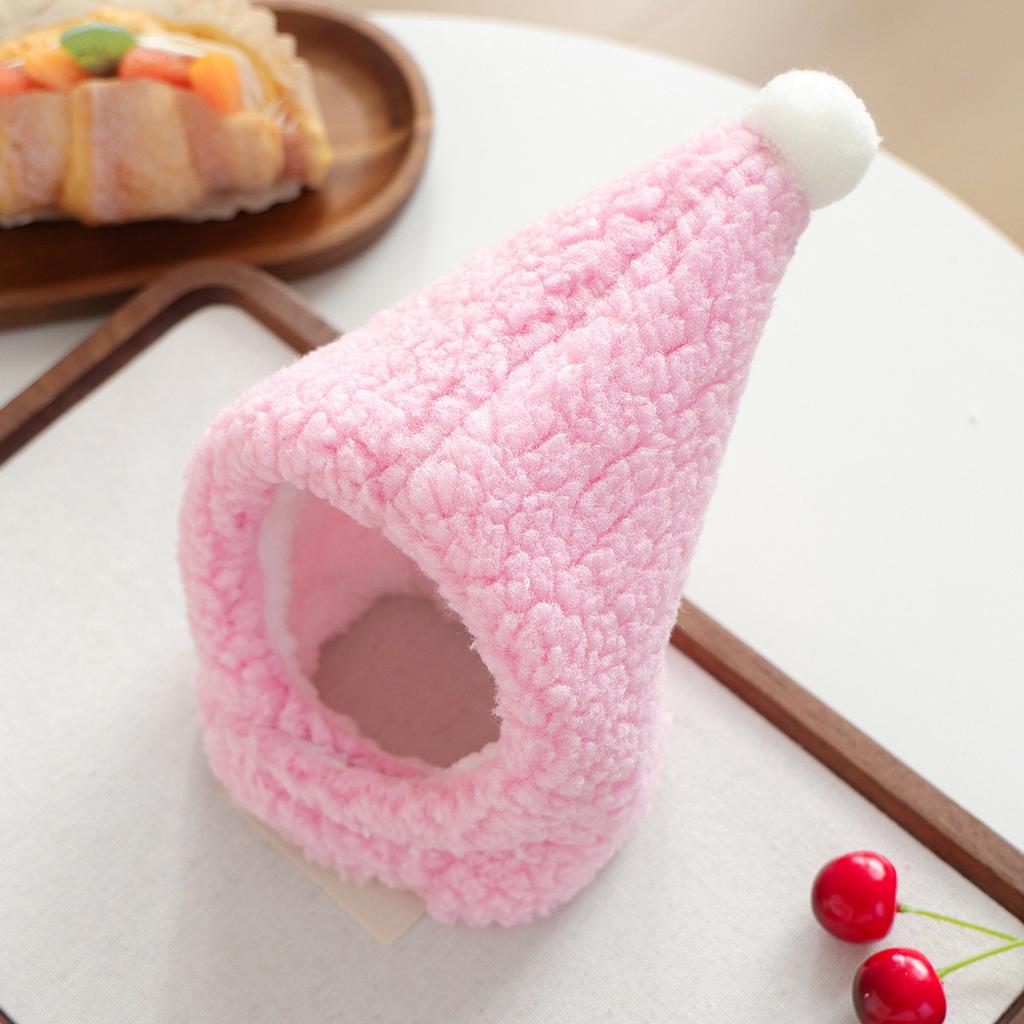 Christmas Dog Santa Hats Bulk Pet Crochet Dog Hats Halloween Christmas Costume Outfit Cap Warm Winter Cats Holiday Party Props