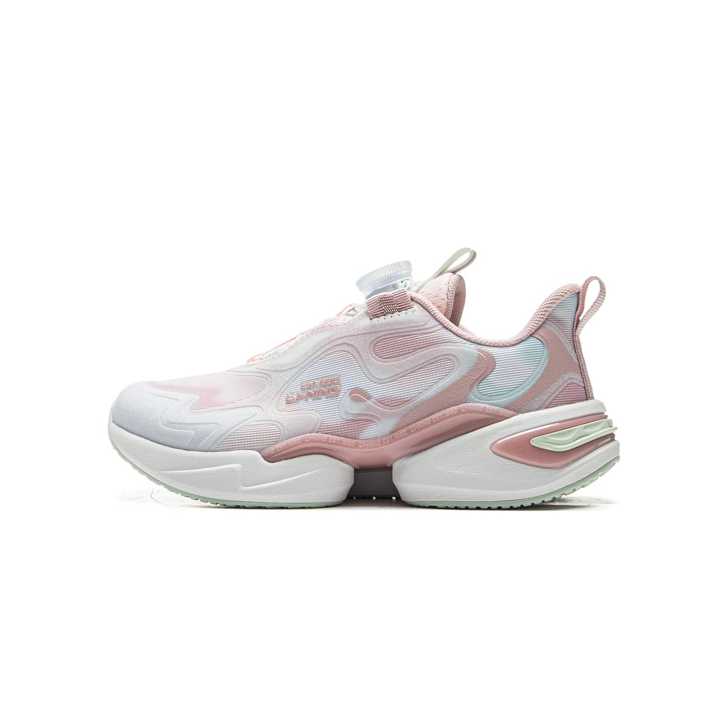 

Li Ning Детская спортивная серия Lifestyle Dragonfly Модный тренд Универсальная повседневная обувь Детская повседневная обувь Стандартный-Белый лотос-Розовый-Фиолетовый YKNV002-2