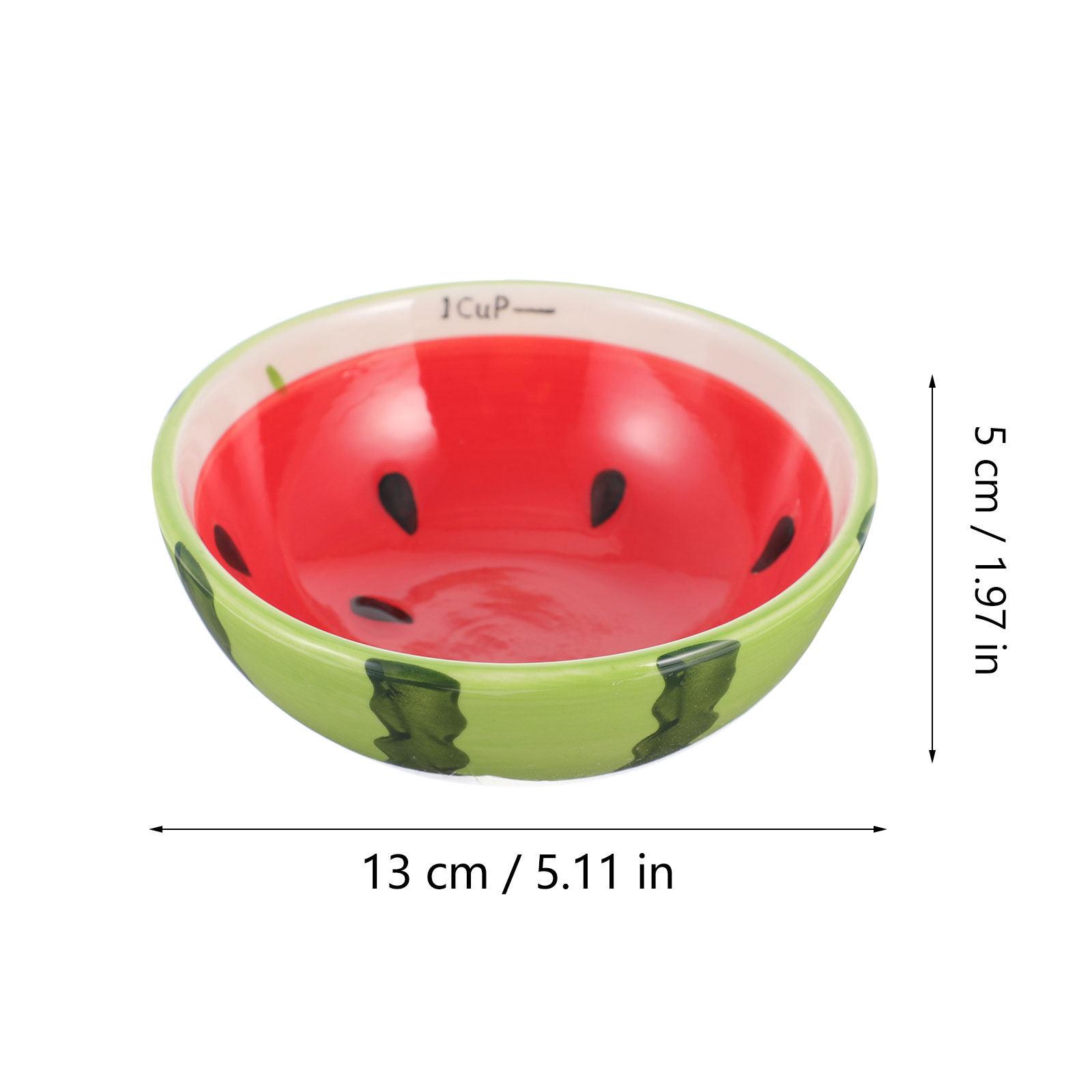 1Pcs Cartoon Fruit Design Ceramic Salad Fruit Plate Food Serving Bowl Snack Candy Container Creative Kitchen