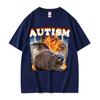 Autism Funny Hyrax Meme Tee Shirt Men's Clothing Hip Hop Fashion Vintage T-shirt Unisex High Quality Cotton Short Sleeve T Shirt