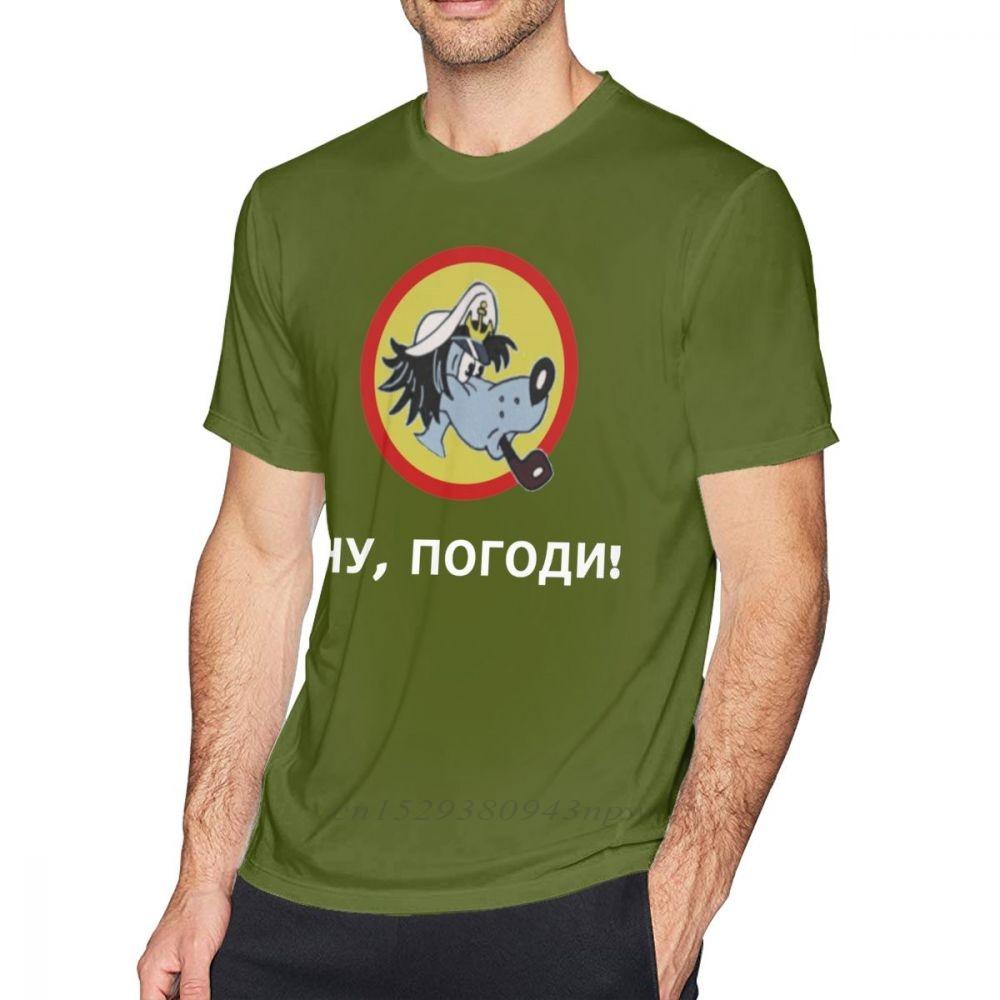 Nu Pogodi T Shirt Nu Pogodi Wolf Tshirt Unisexs 100 Cotton Tee Shirt Printed Short Sleeves Beach Plus Size Fun Tshirt