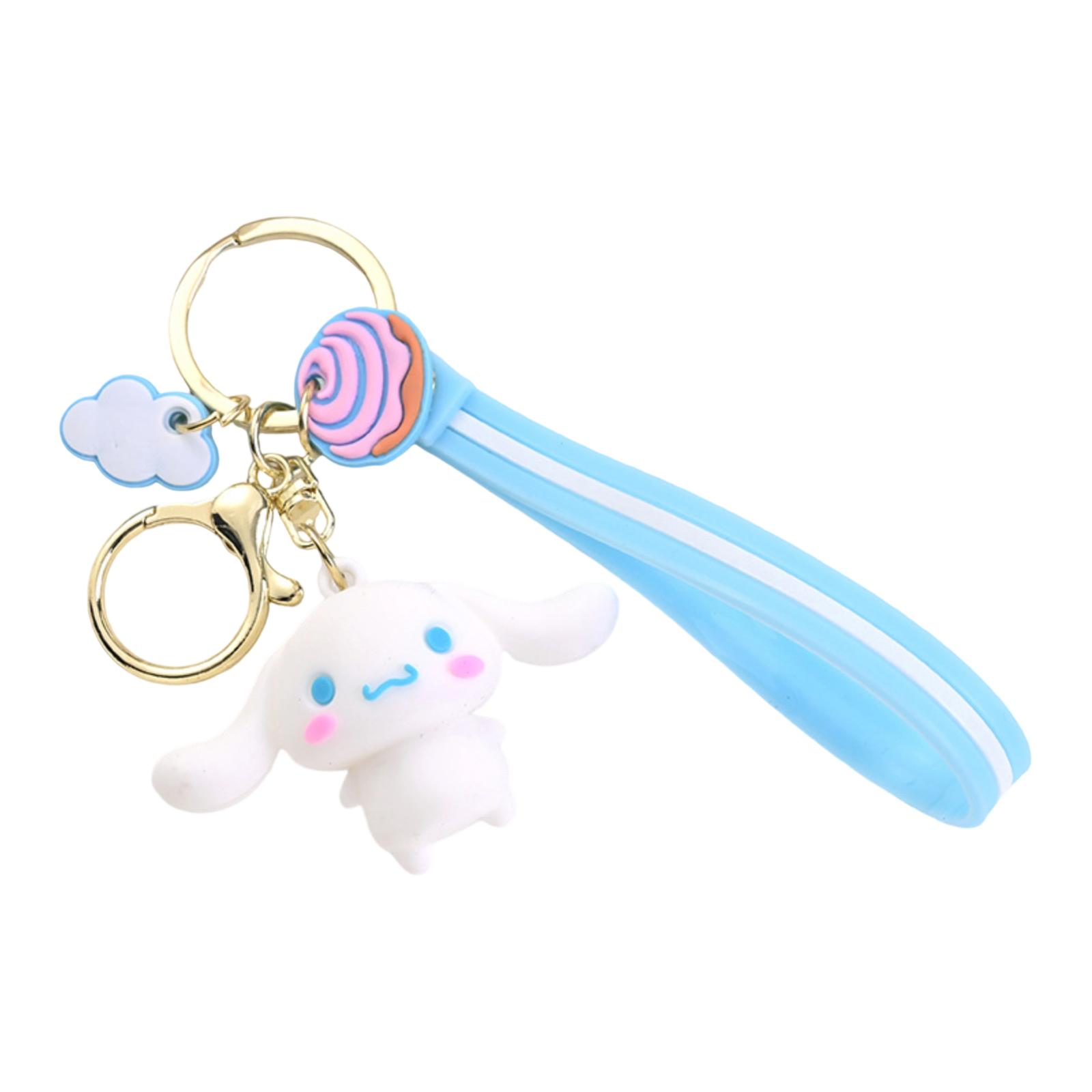 

Флокированный Милый Объемный Брелок-Подвеска в виде Кошки, Подвеска для Ключей Машины, Подвеска для Сумки One Size