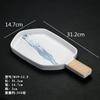 Smash Resistant Melamine Tableware Dinner Plate Western Food Plate Pizza Plates Handle Steak Plates Sushi Dish Fruits Snack Tray