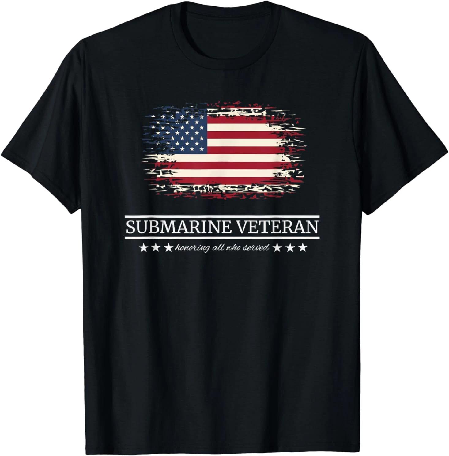 Men s and Women s T-shirts NEW LIMITED Vintage Submarine Veteran Silent Service Gift Tee T-Shirt Size S-3XL XXXL