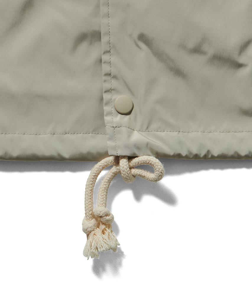 Discus Athletic Letter Logo Coach Jacket Sand Beige