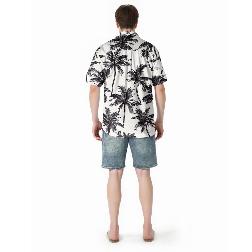 Family Matching Summer Outfits, Hawaiian Vacation Women Beach Dress, Girls Sundress, Men And Boys Button Down Shirt