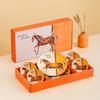 Year of the Horse Ceramic Rice Bowl Set: Includes Bowl, Plate, and Chopsticks - Perfect for Home and Business Gifts