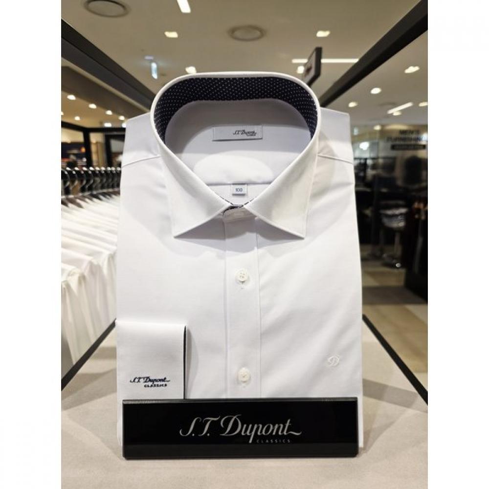 S.t. Dupont 25fw New Stretch Long Sleeve Slim Fit Shirt Se5fm21ls362swh 95