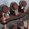 Wood Bracelet Tray Organizer Hand Jewelry Holder Simple Jewelry Display Stand  Gift