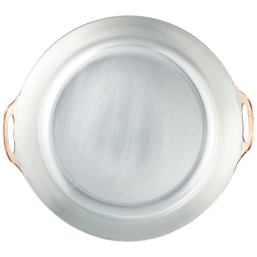 Endo Shoji TKG Copper Tempura Pot, 25cm, Depth: 65mm, Thickness: 2mm, Weight: 1.3kg, Capacity: 2.6L. Copper's excellent thermal conductivity ensures c