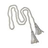 Exaggerate Pearl Beaded Necklace Charm Multilayer Necklace Temperament Sweater Chain  Girls