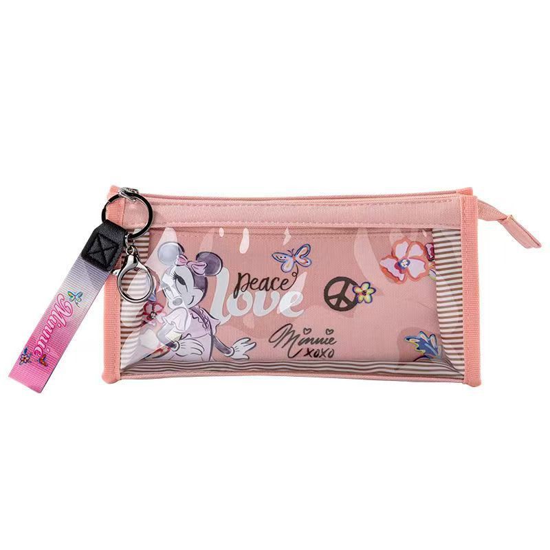Mickey Mouse And Donald Duck Kids Large Capacity Pencil Case With Pvc And Polyester Storage For Students