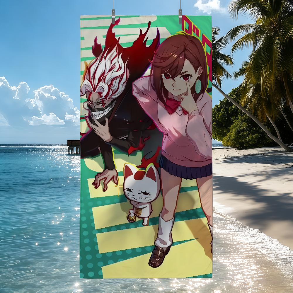 Anime Turbo Granny Cat Towel Quick Drying Beach Towels Are Suitable For Swimming Pools Camping Yoga And The Gym