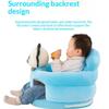 1Pcs Learning To Sit Feeding Chair Cute Baby Sofa Support Seat Cover Plush Chair Toddler Nest Puff Washable Without Filler