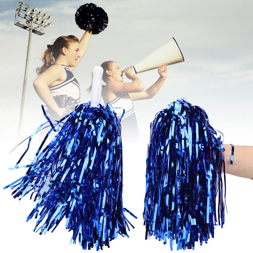 6PCS Cheerlding Poms Flower   for Sport Competition Foot  Basket  Match