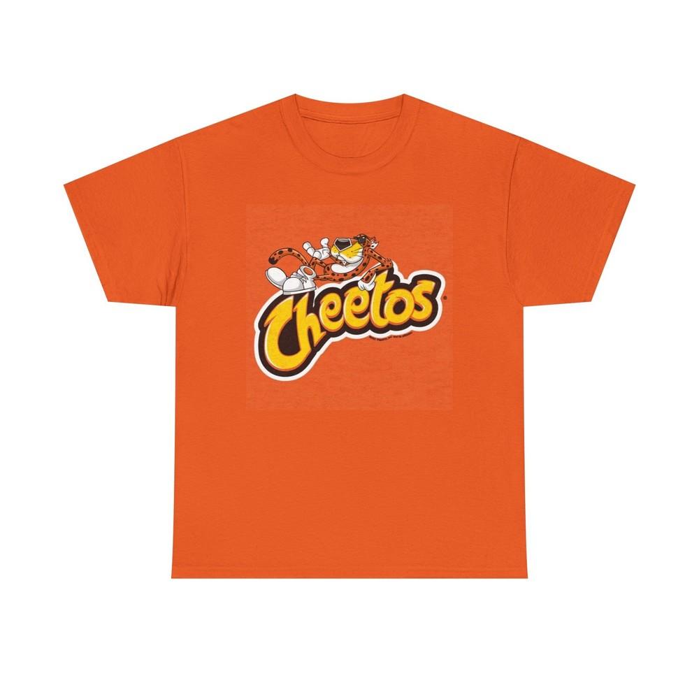 Графическая футболка Cheetos Винтажный логотип снека Унисекс Хлопковая футболка унисекс XXL
