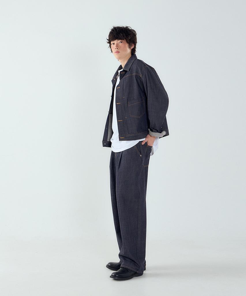 Fortyfour [M] Indigo Raw Denim Jacket