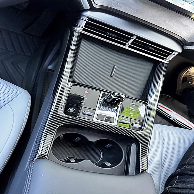 Car Styling Center Console Gear Shift Frame Decoration Cover Trim For BYD Seal dmi  2024 Interior Accessories