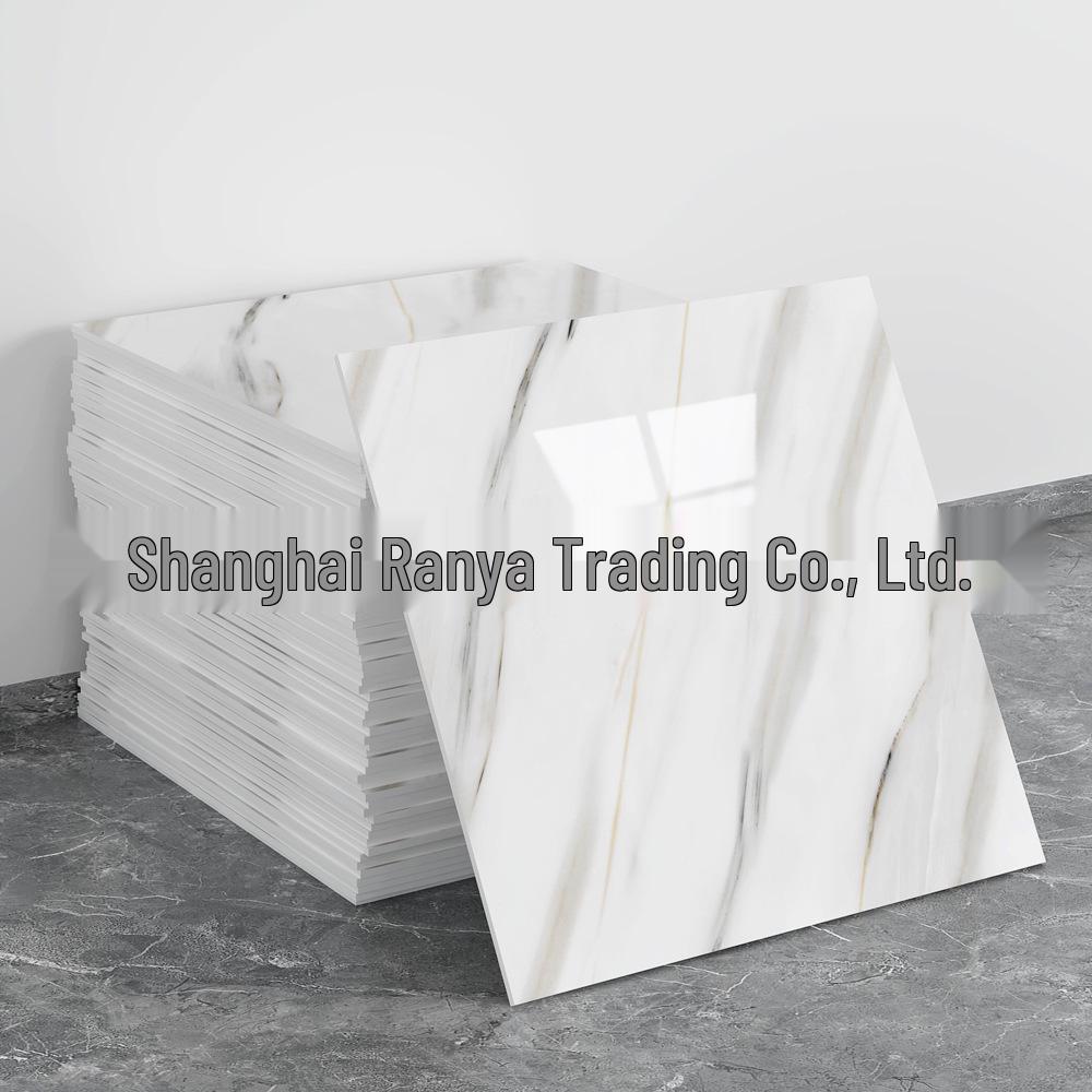 30x30 Self-Adhesive Imitation Marble and Aluminum Wall Tile Sticker
