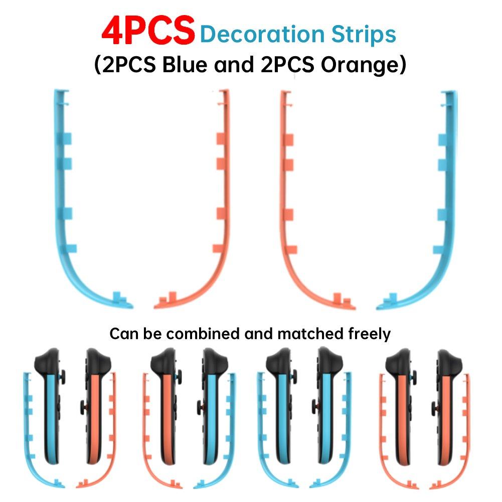 

Decorative Strips for Nintendo Switch 2 Joy-Con Controller Case Side Plate Replaceable Left & Right Controller Decorative Strips