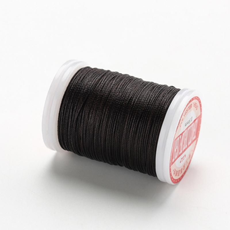 0.5mm Round Waxed Thread Leather Sewing Craft Polyester High Quality Cord Wax Coated Strings Strength Thread Handmade