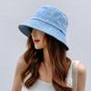 Retro Fisherman's Hat Windproof Sun Cap New Flower Embroidery Cowboy Hat  Autumn