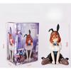 10CM Anime The Quintessential Quintuplets Figure Nakano Miku Nino Ichika Itsuki Bunny Girl Style Static Toys PVC