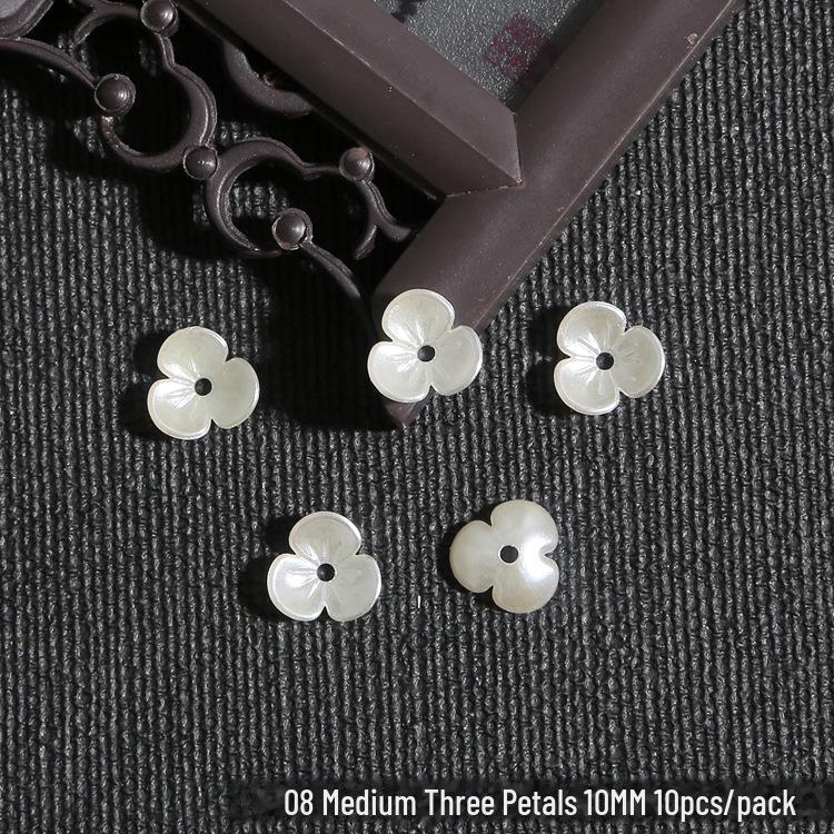 DIY sada dětských vlasových doplňků: ABS perla, Akrylový květ, Lístky lilie a chryzantémy