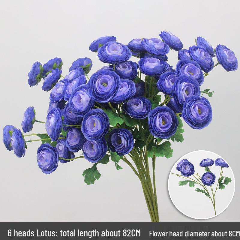 10-Piece Purple Floral Artificial Flower Set for Wedding and Aisle Decor