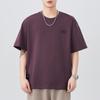 New Summer Short-sleeved T-shirt for Men Heavy Embroidered T-shirt Round Neck Loose Five-point Sleeve Casual