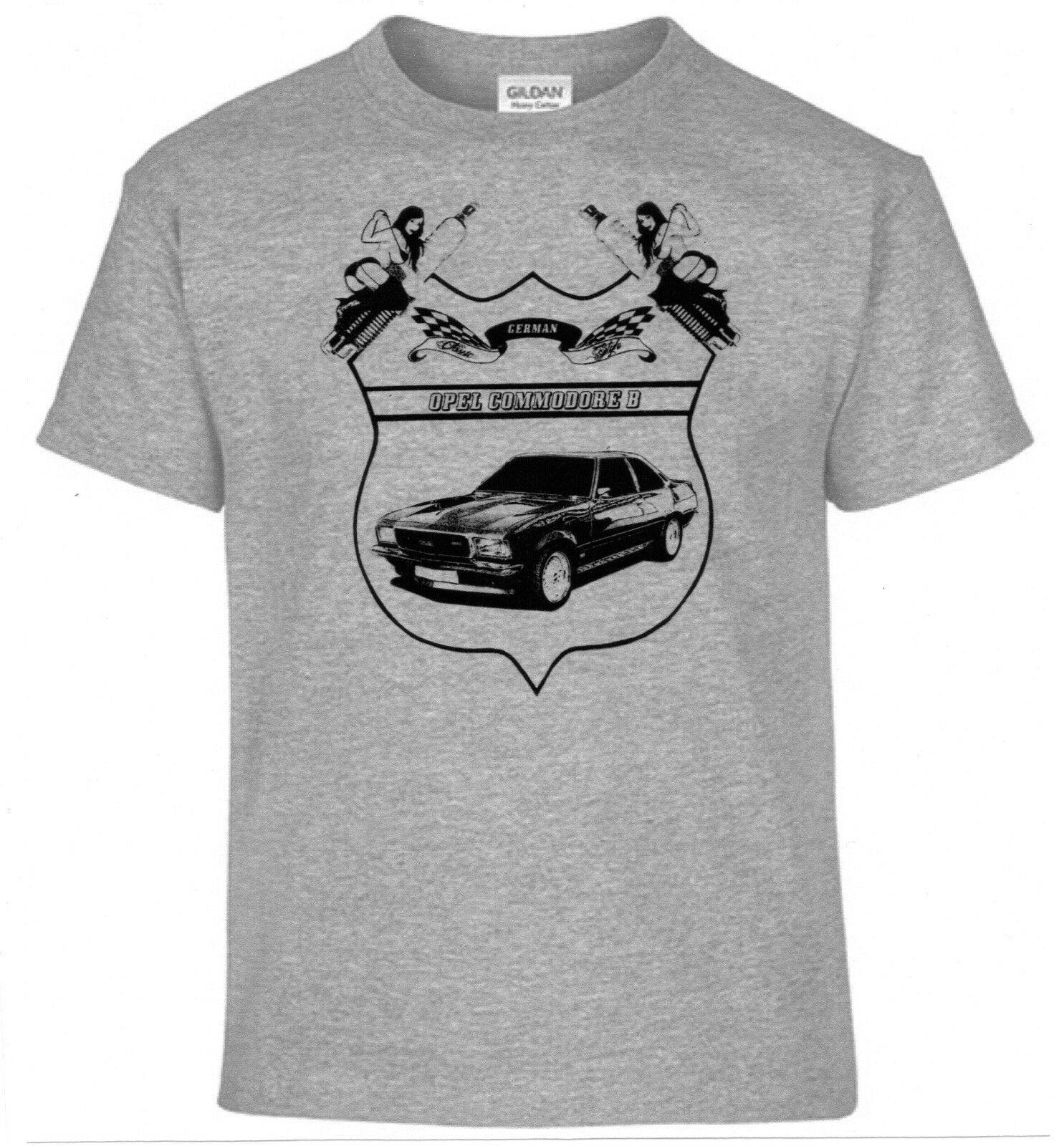 

Футболка Opel Commodore B Pinup Немецкий классический стиль Oldtimer Youngtimer