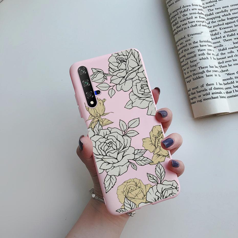 For Honor 20 Case For Honor 20 Pro YAL-AL10 Cover Cute Cat Cartoon Painted Phone Case For Honor20 20Pro YAL-L21 Soft Bumper Capa
