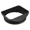 Haoge Bayonet Metal Square Lens Hood Shade and Cap for Fujifilm Fujinon XF F4 R OIS WR Lens LH-X18 16-80mm XF16-80mmF4