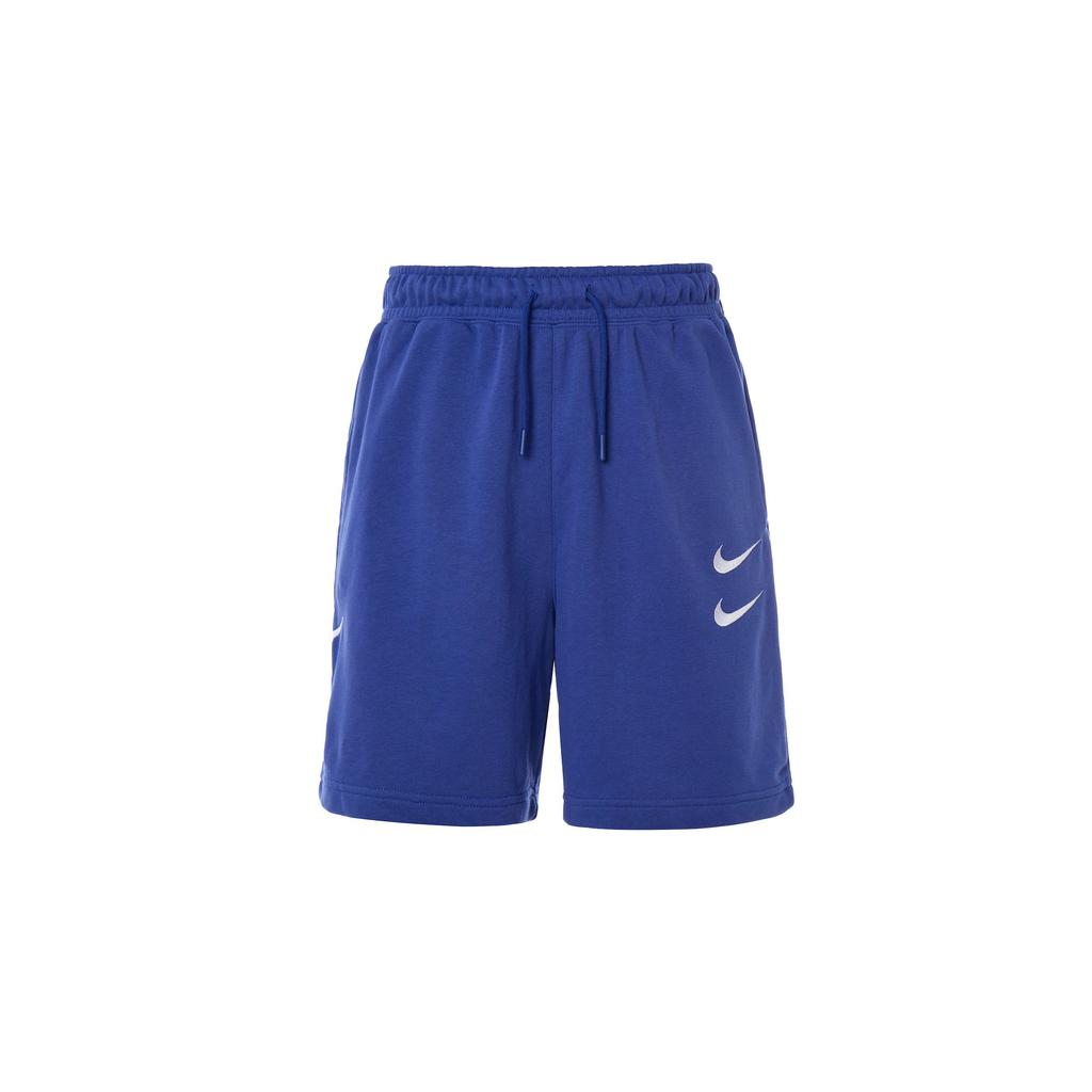 Nike French Terry Swoosh Logo Shorts Men Shorts Blue CJ4883-455